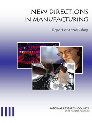 cover image of New Directions in Manufacturing